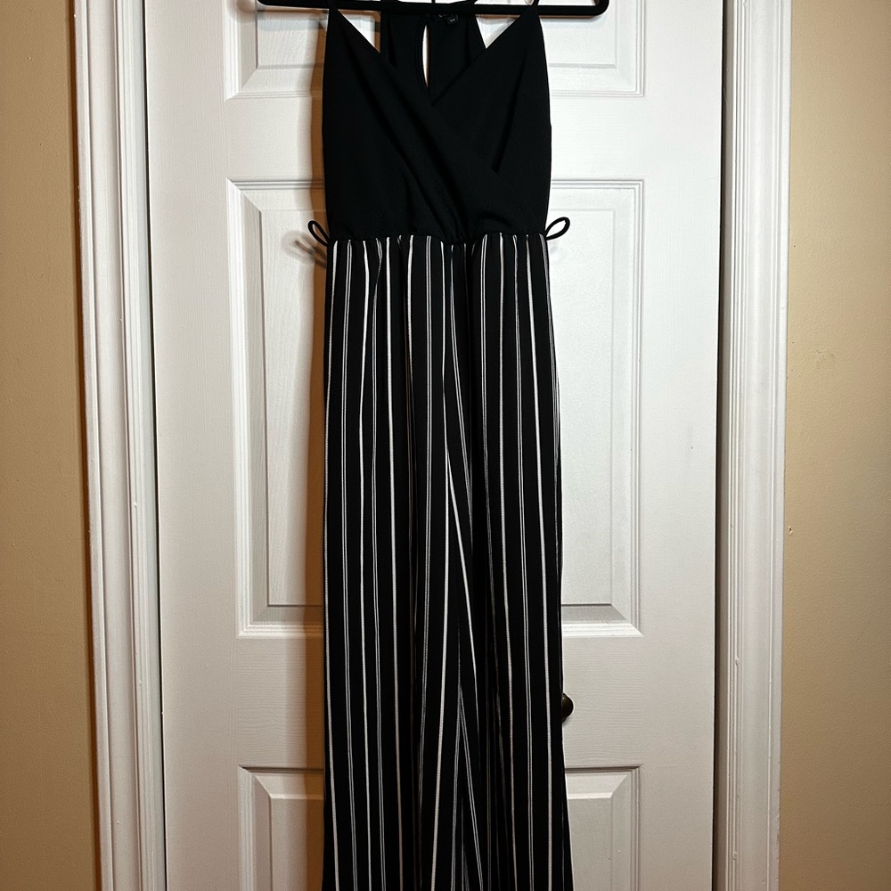 Eclipse Striped Jumpsuit